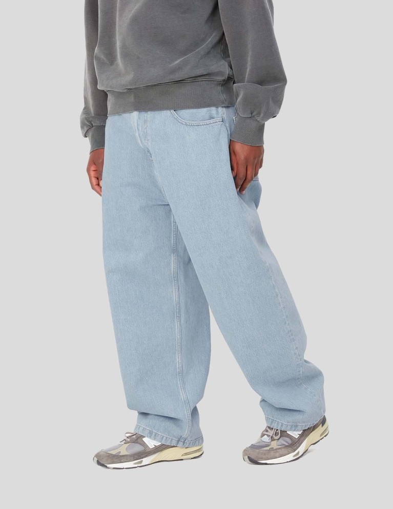 Pantalon CARHARTT WIP brandon pant blue (heavy stone bleached)